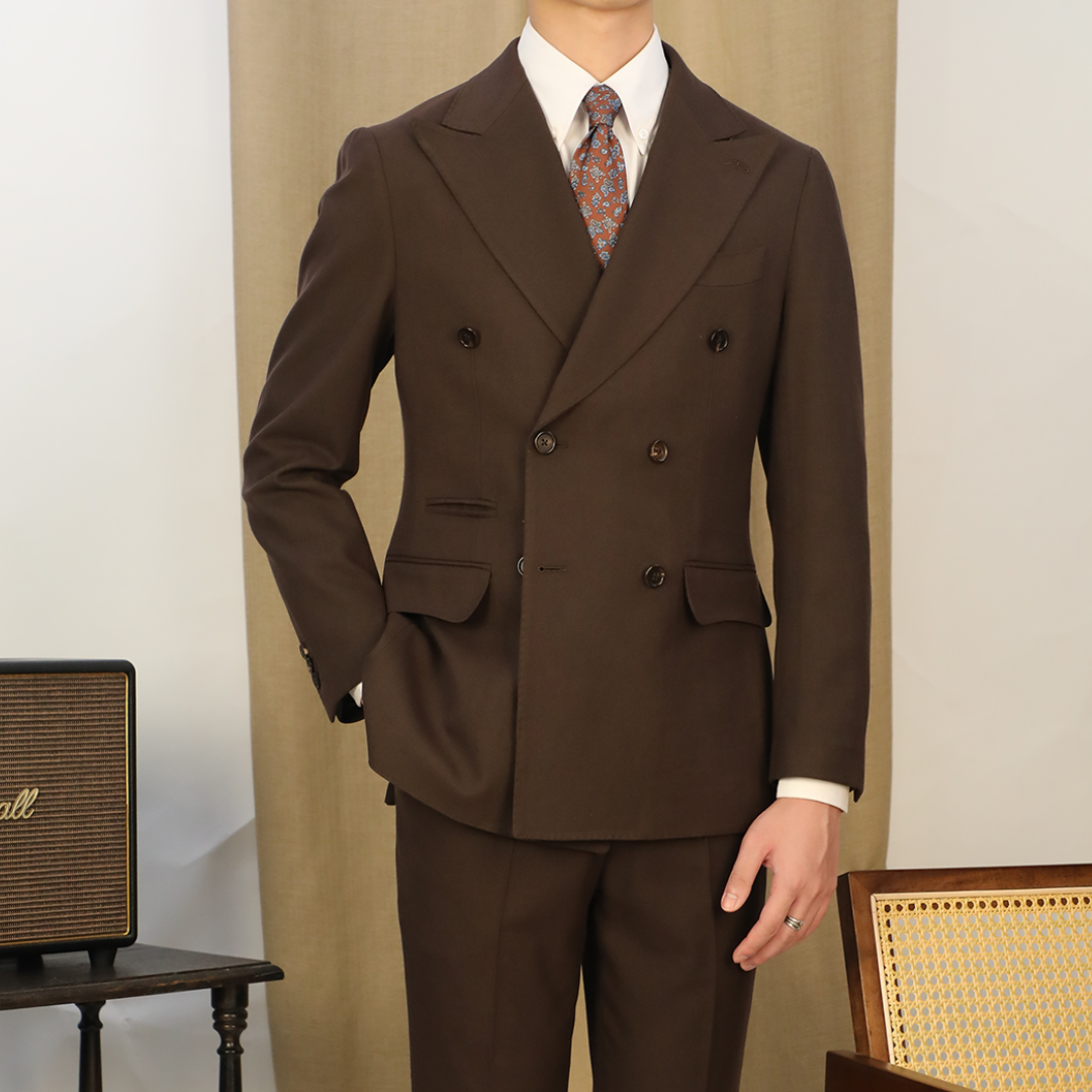 Traje Cagliari cruzado