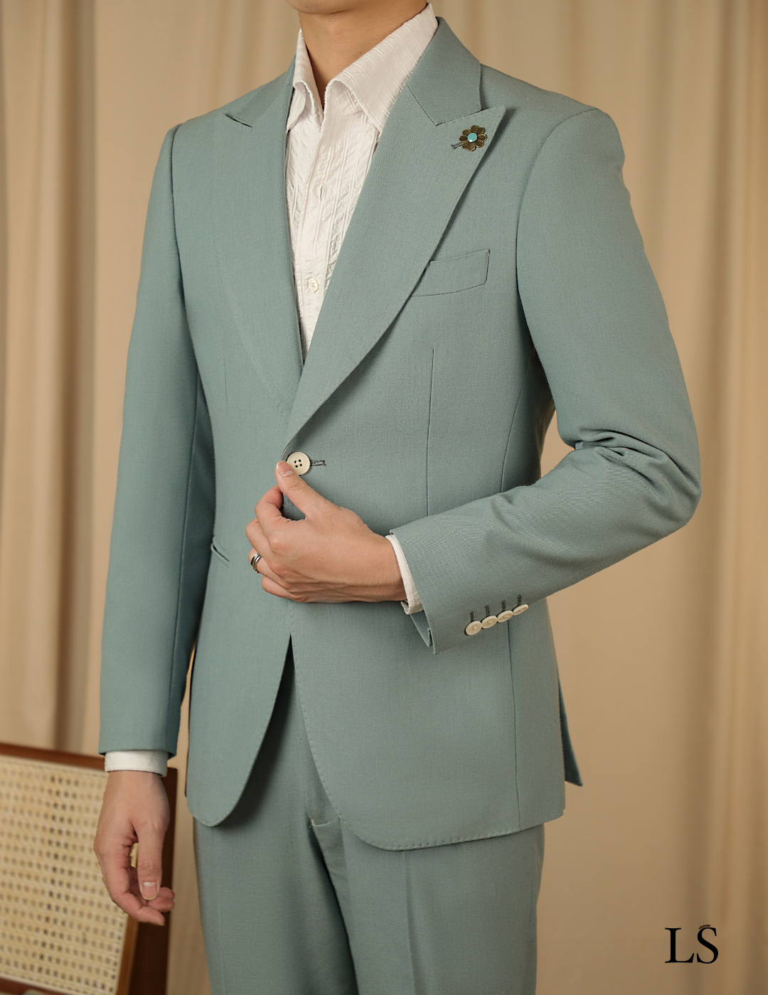 Traje de dos botones Amalfi