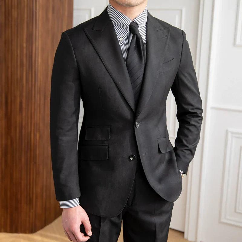 Traje italiano de dos botones