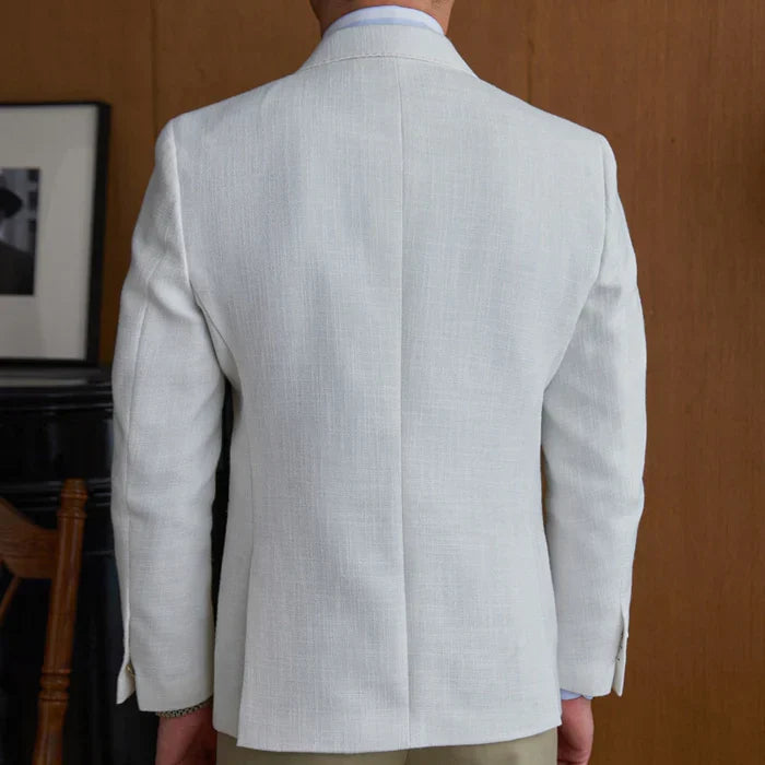 Blazer cruzado Bari blanco