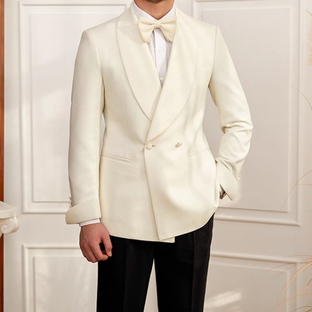 Blazer envelope com lapelas xale Perugia