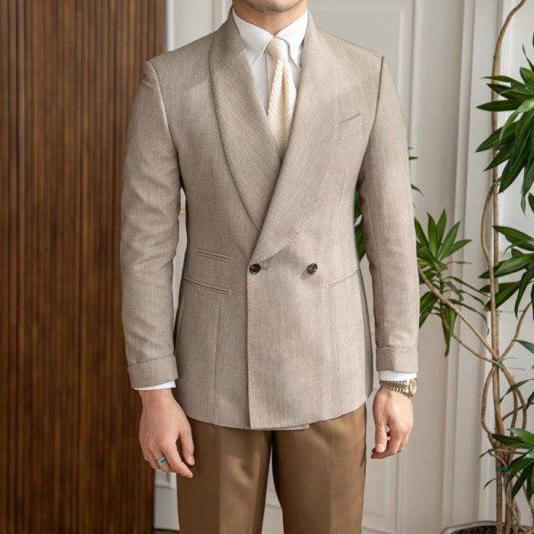 Blazer Gregory com lapela xale